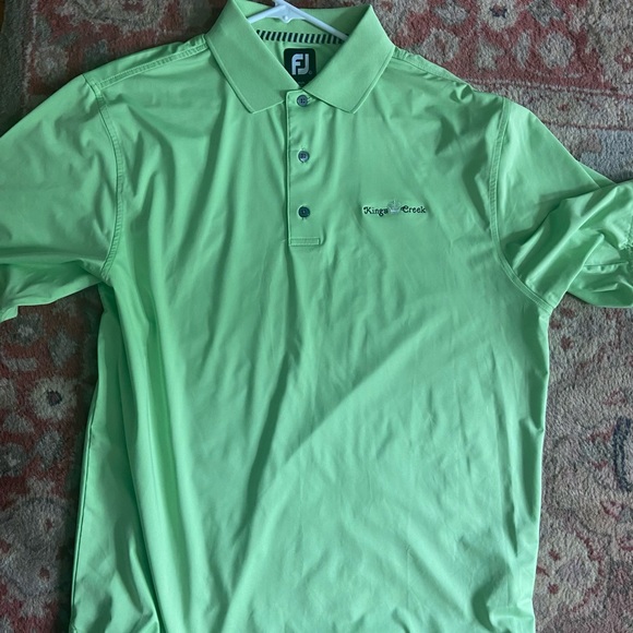 Large green golf polo - Picture 1 of 2